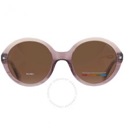 Core Polarized Bronze Oval Ladies Sunglasses