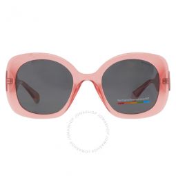 Core Polarized Grey Butterfly Ladies Sunglasses