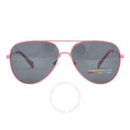 Core Polarized Grey Pilot Unisex Sunglasses