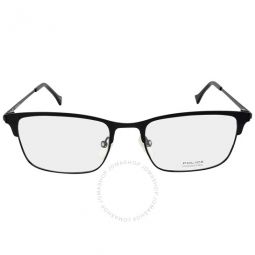 Unisex Black Square Eyeglass Frames