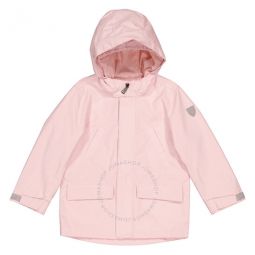 Kids Hint Of Pink Utility Water-Repellent Jacket, Size 5