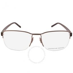 Mens Brown Square Eyeglass Frames