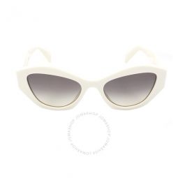Gray Gradient Irregular Ladies Sunglasses