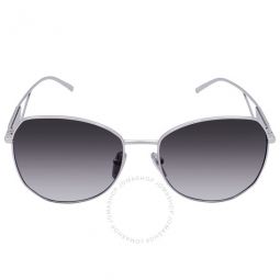 Gray Gradient Irregular Ladies Sunglasses