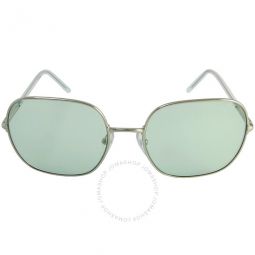 Green Photochromic Square Ladies Sunglasses
