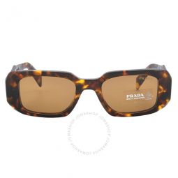 Light Brown Rectangular Ladies Sunglasses