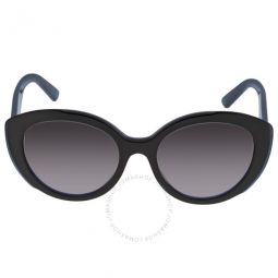 Light Violet Gradient Blue Oval Ladies Sunglasses