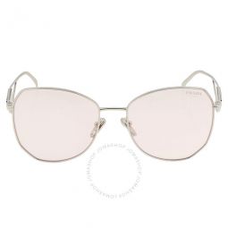 Pink Photochromic Irregular Ladies Sunglasses