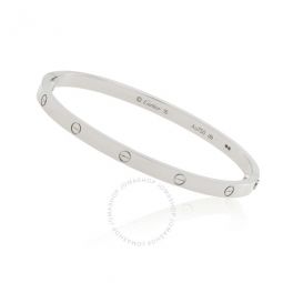 Love Ladies 18k White Gold Bracelet, SM Size 16 cm / 6 in