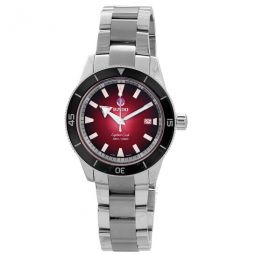Captain Cook Automatic Red Dial Mens Watch