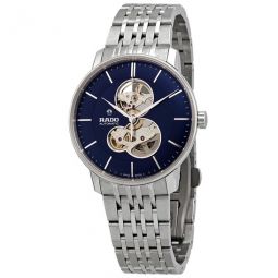 Coupole Classic Open Heart Automatic Blue Dial Mens Watch