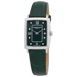 Toccata Quartz Diamond Emerald Green Dial Ladies Watch