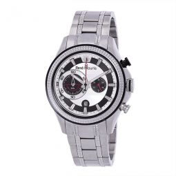 Trofeo Chronograph Silver and Black Dial Mens Watch