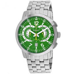 Lombardo Chronograph Quartz Green Dial Mens Watch