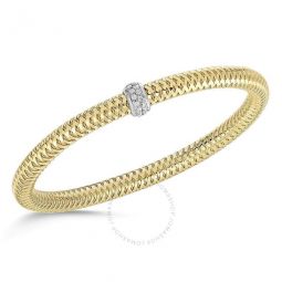 18k Yellow And White Gold Primavera Diamond Bracelet