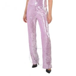 Ladies Lupine Sequin Straight-Leg Trousers, Brand Size 36 (US Size 2)