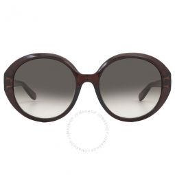 Grey gradient Oval Ladies Sunglasses