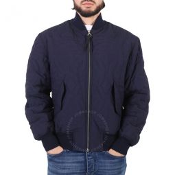 Mens Quilted Gancini Blouson Jacket, Brand Size 50 (US Size 40)