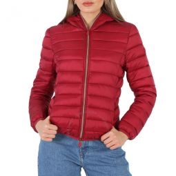 Ladies Ruby Red Alexis Puffer Jacket, Brand Size 1 (Small)