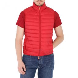 Mens Tango Red Adam Icon Puffer Vest, Size Small