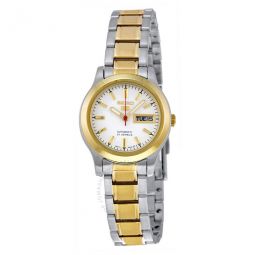 5 Automatic White Dial Two-tone Ladies Watch
