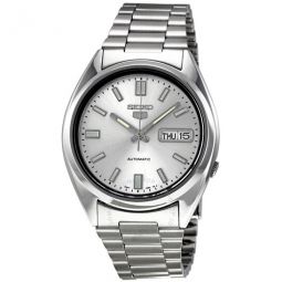5 Automatic Silver Dial Stainless Steel Mens Watch