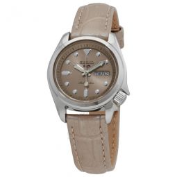 5 Sports Automatic Brown Dial Ladies Watch