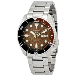 5 Sports Automatic Brown Dial Mens Watch