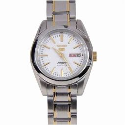 Automatic White Dial Ladies Watch