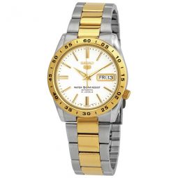 Automatic White Dial Two-tone Ladies Watch