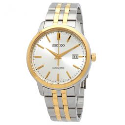 Essentials Automatic Silver Dial Mens Watch