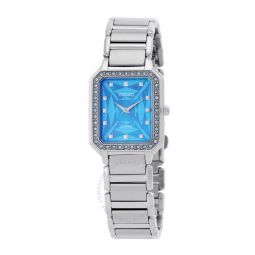 Essentials Crystal Blue Dial Ladies Watch
