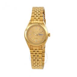 5 Automatic Gold Dial Ladies Watch