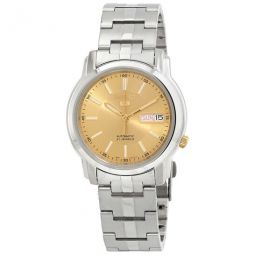 5 Automatic Gold Dial Mens Watch
