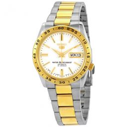 5 Automatic White Dial Ladies Watch