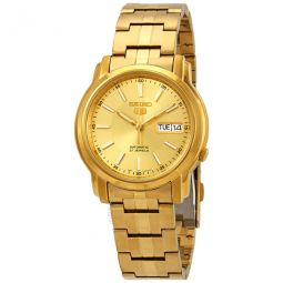 Series 5 Automatic Gold Dial Yellow Gold-tone Mens Watch