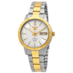 Series 5 Automatic Silver Dial Two-tone Ladies Watch