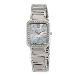 Solar Mother of Pearl Dial Ladies Watch