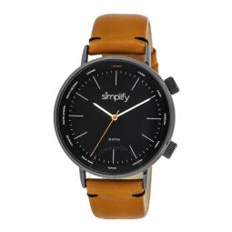 The 3300 Black Dial Orange Leather Watch