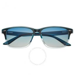 Unisex Blue Square Sunglasses
