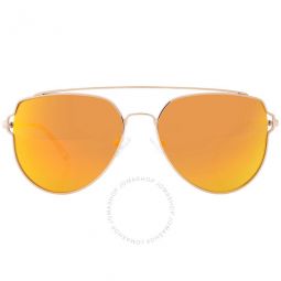 Nudge Mirror Coating Pilot Unisex Sunglasses