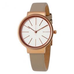Ancher White Dial Ladies Watch