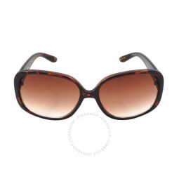 Gradient Brown Butterfly Ladies Sunglasses