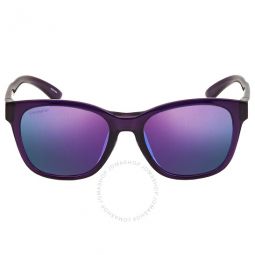 Caper ChromaPop Polarized Violet Mirror Butterfly Ladies Sunglasses