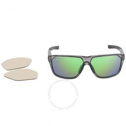 Leadout PivLock ChromaPop Green Mirror Square Mens Sunglasses