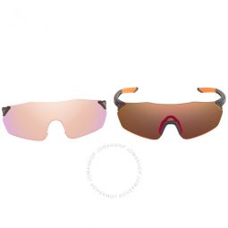 Reverb Pivlock ChromaPop Red Mirror Shield Mens Sunglasses