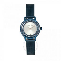 Cambridge Crystal Silver Dial Ladies Watch