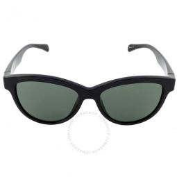Bayshore Polarized Grey Green Cat Eye Ladies Sunglasses