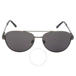 Callsign Polarized Grey Pilot Unisex Sunglasses