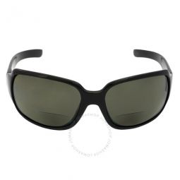 Cookie Bi-Focal Reader 2.50 Polarized Grey Oversized Ladies Sunglasses